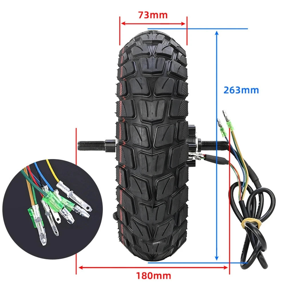 Moteur 10'' 48V 800W 80/65-6 KUGOO M4/M4 PRO-moteur pour trottinette électrique Wayvolt