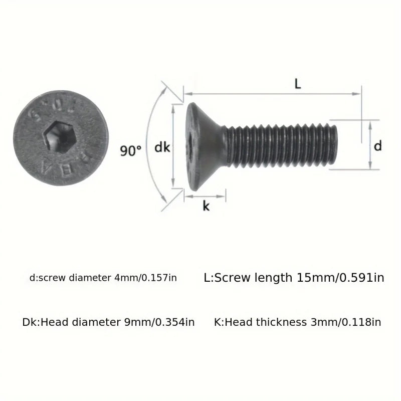 Vis Ninebot G30 F30 / Xiaomi M365 / 1S / PRO-vis pour trottinette électrique Wayvolt