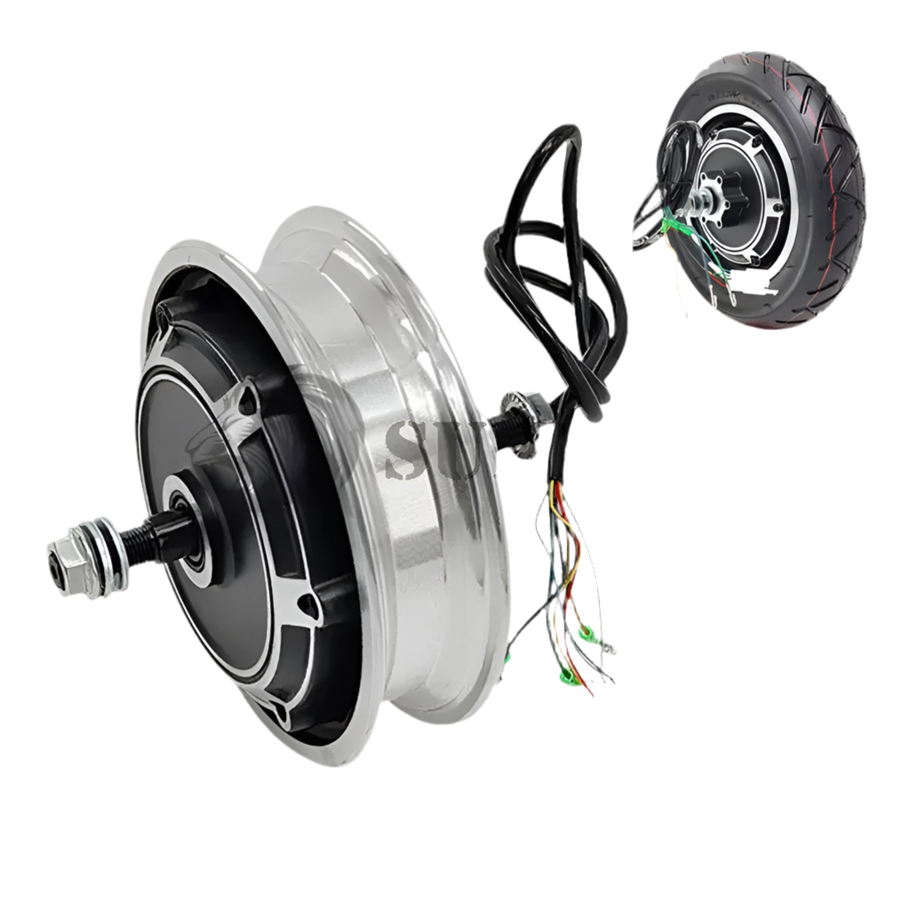 Moteur 48V 500W Sans Balai pour KUGOO M4/M4 PRO 10''-moteur pour trottinette électrique Wayvolt