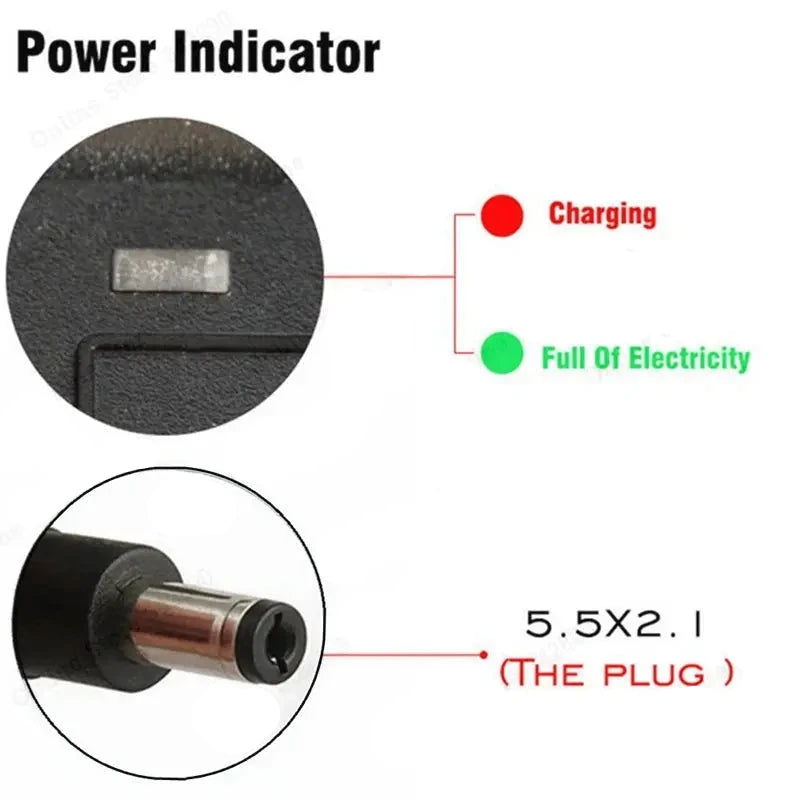 Chargeur 54.6V 2A pour batterie lithium 48V Wayvolt