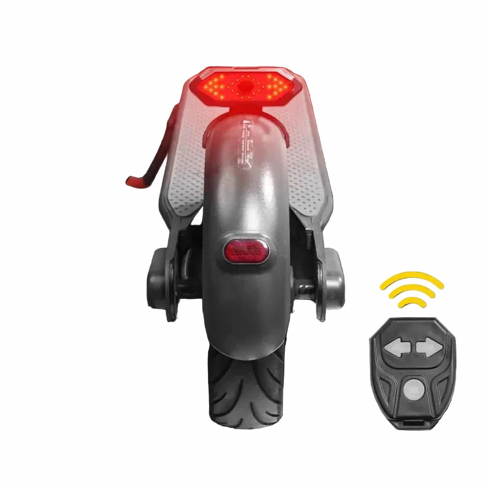 Clignotant pour Scooter électrique Ninebot Max G30, télécommande sans fil, Rechargeable par USB, feux arrière LED d'avertissement