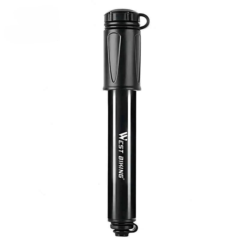 WEST BIKING-Mini pompe à air manuelle pour vélo en alliage d'aluminium, gonfleur d'opathie, assujetSchrader Presta, pompe de vélo de route VTT, 100Psi