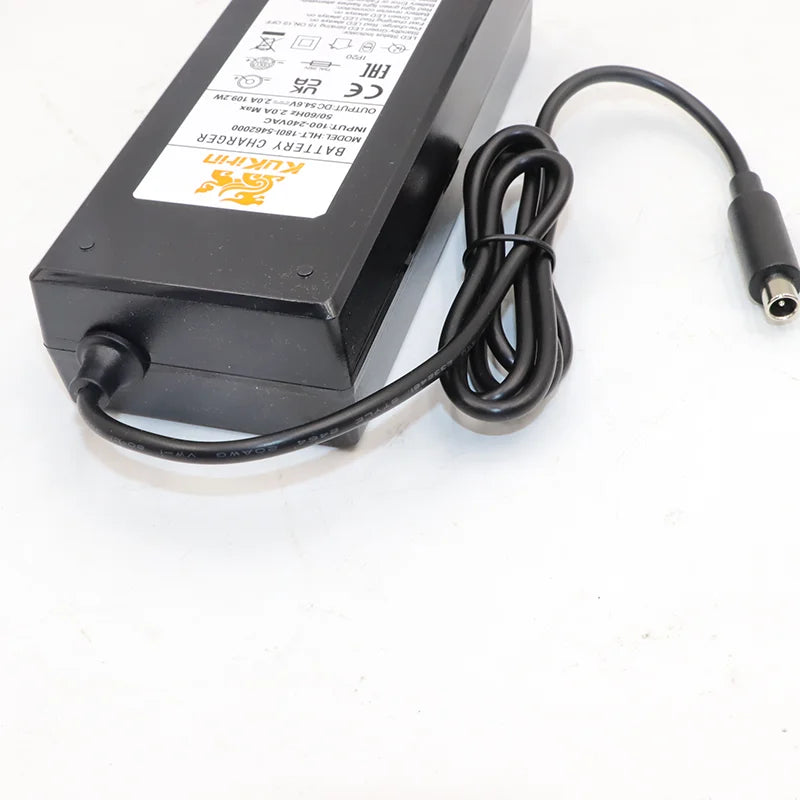 Chargeur 54.6V 2A KUGOO Kukirin G2 Pro / G2 Max-Chargeur de batterie pour trottinette électrique Wayvolt