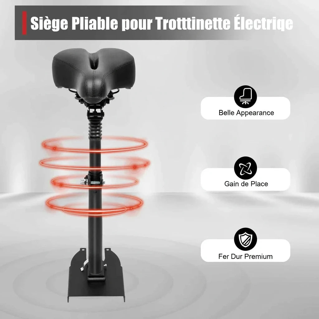 Selle de Scooter pliable 50-68cm siège de Scooter haut réglable pour Scooter Xiaomi M365 capacité 100kg
