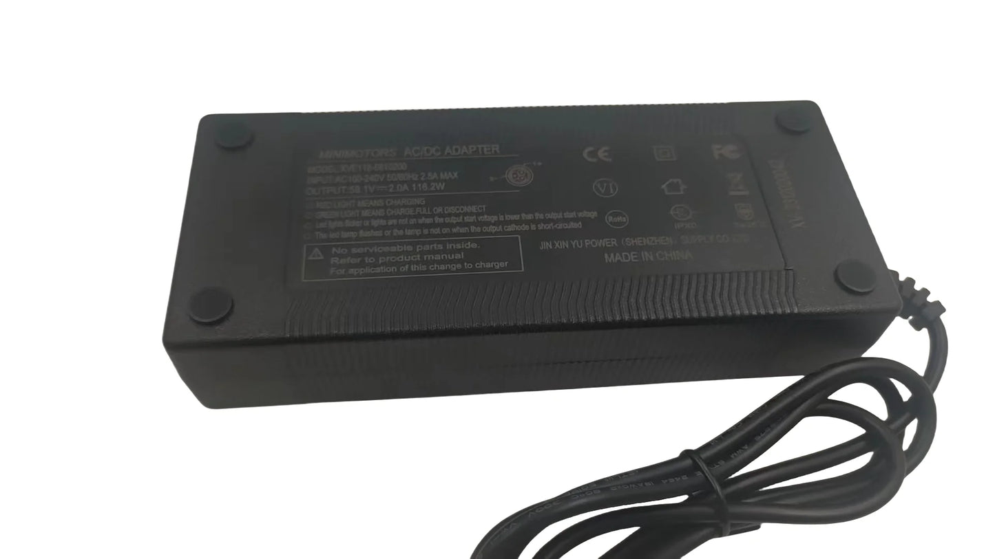 Chargeur 58.1V 2A EU Dualtron Mini-chargeur trottinette électrique pour trottinette électrique Wayvolt