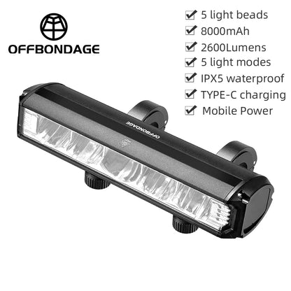 Lampe LED Avant Étanche – Rechargeable USB 2000/4000mAh-phare LED pour trottinette électrique Wayvolt