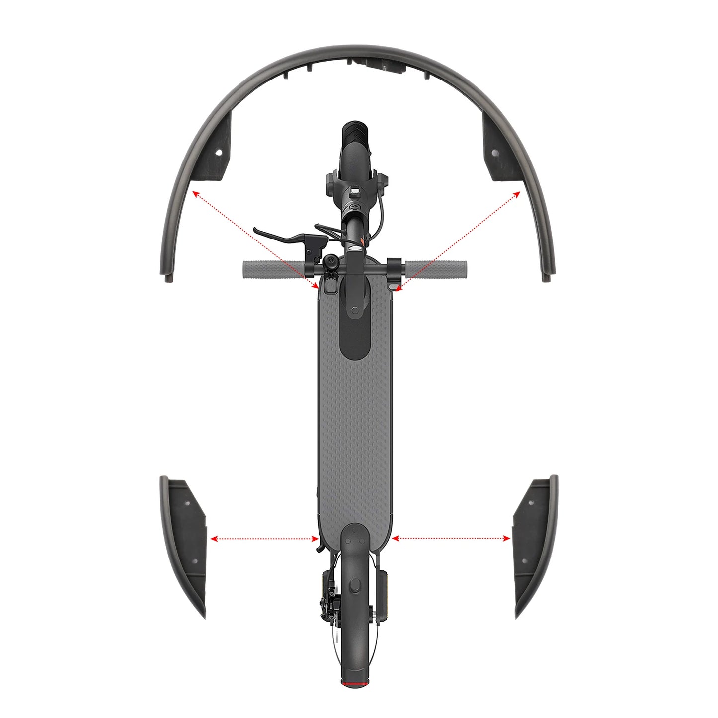 Bande de Protection Anti-Chocs Xiaomi M365 / 1S-Bande de Protection Anti-Chocs pour trottinette électrique Wayvolt
