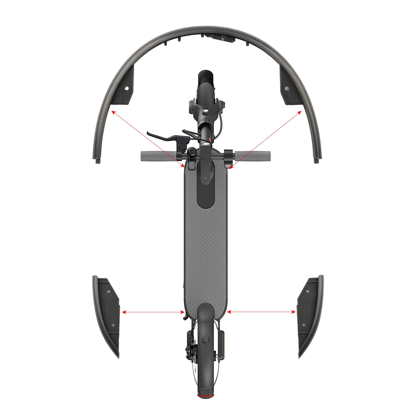 Bande de Protection Anti-Chocs Xiaomi M365 / 1S-Bande de Protection Anti-Chocs pour trottinette électrique Wayvolt