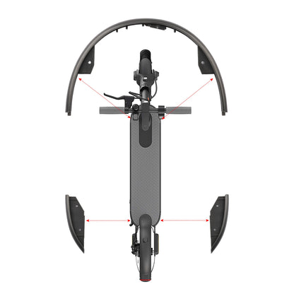 Bande de Protection Anti-Chocs Xiaomi M365 / 1S-Bande de Protection Anti-Chocs pour trottinette électrique Wayvolt