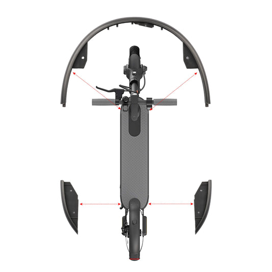 Bande de Protection Anti-Chocs Xiaomi M365 / 1S-Bande de Protection Anti-Chocs pour trottinette électrique Wayvolt